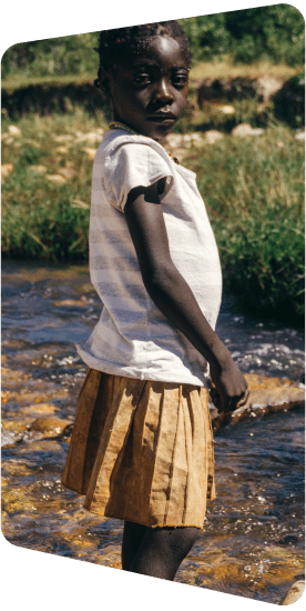 Child in water